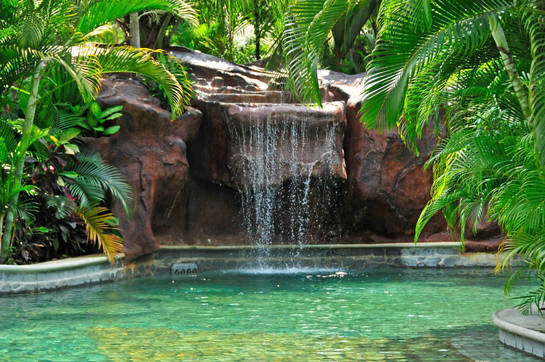 swimming pool on the rainforest tour
