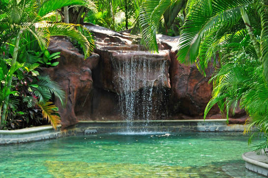 swimming pool on the rainforest tour