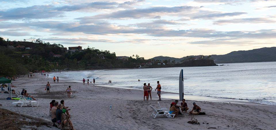 riding the atv around flamingo beach