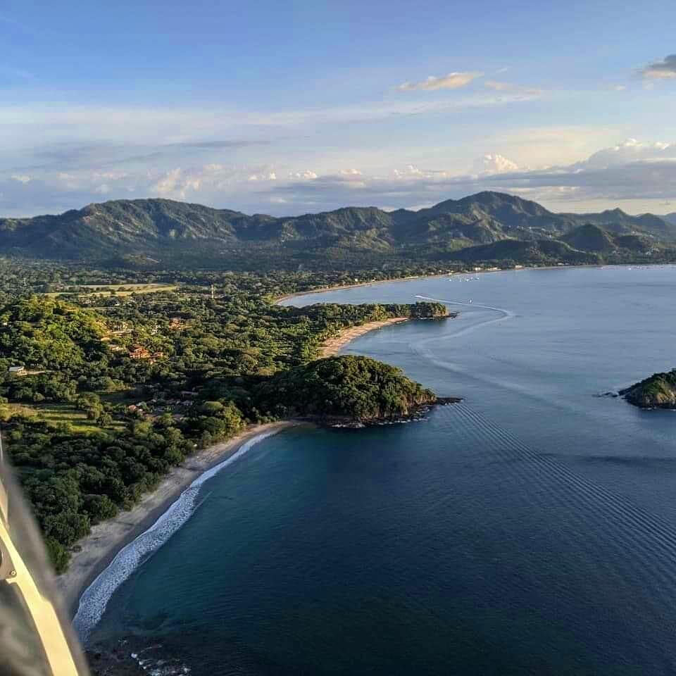 aerial view of las catalinas