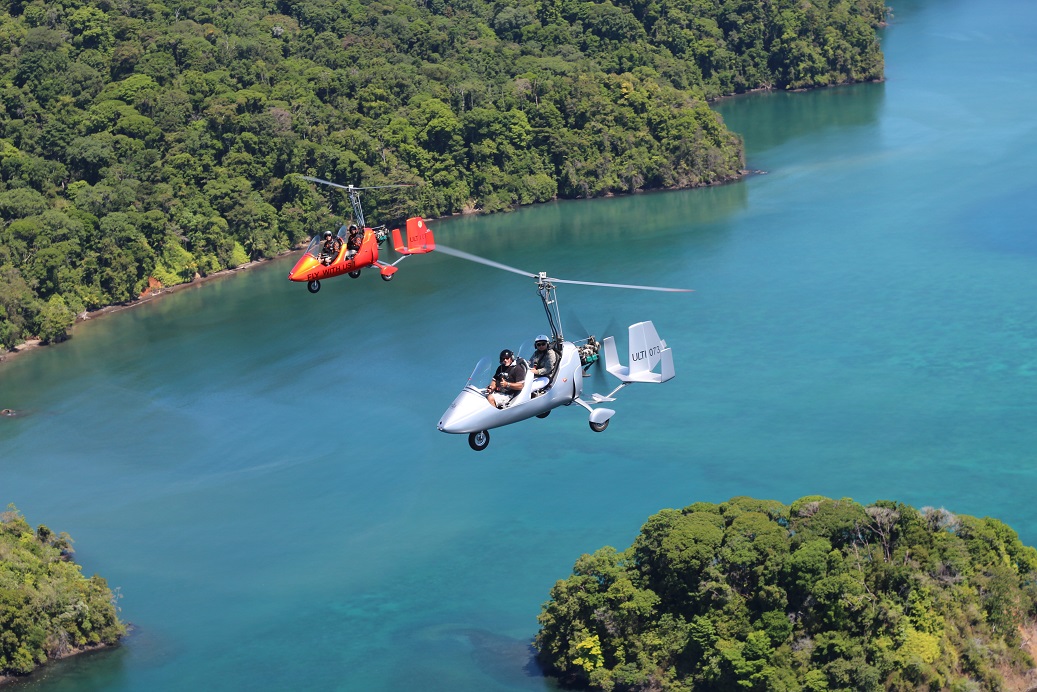 aerial view of las catalinas