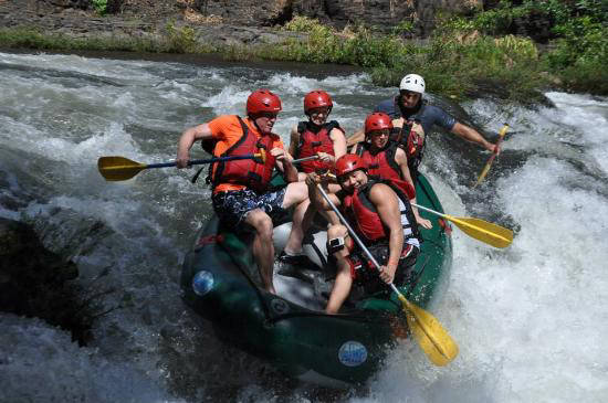 rafting tours from margaritaville flamingo beach